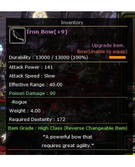 Iron bow +9