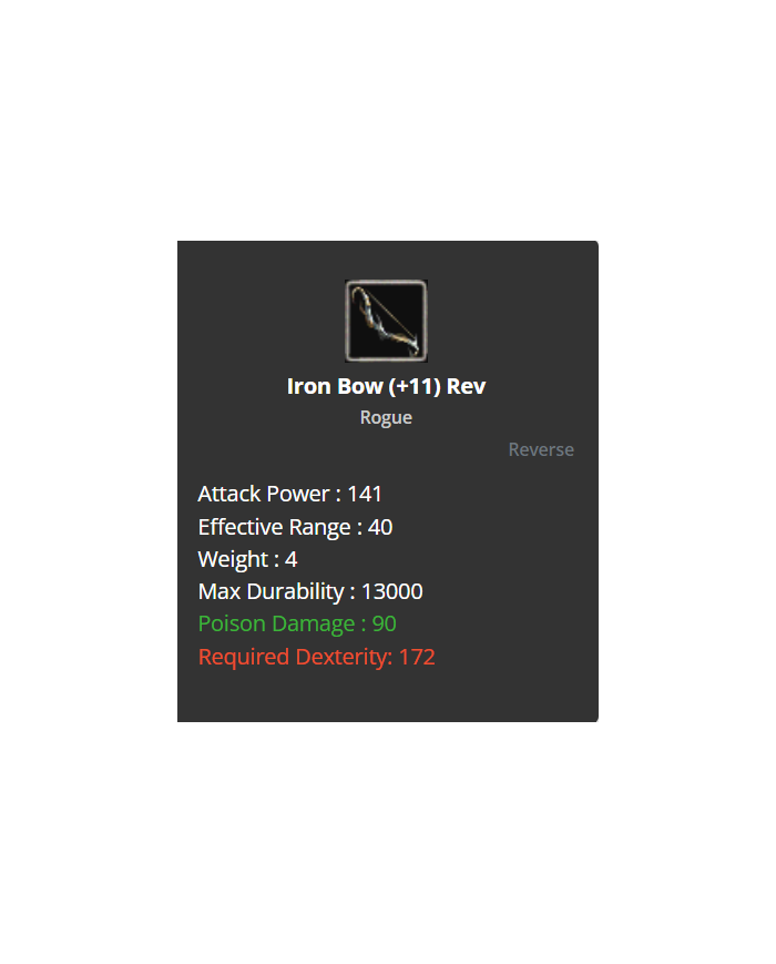 iron bow +9 chitin set +9 draki s.a İmir  elf belt 2 